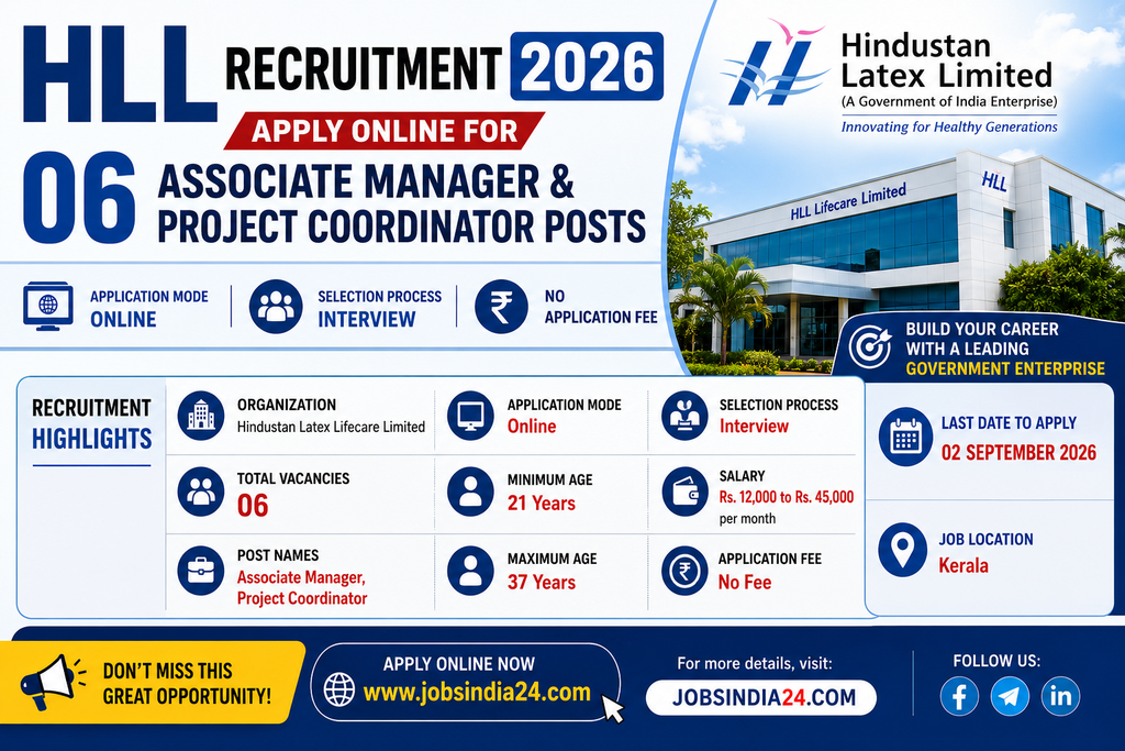 HLL Recruitment 2026